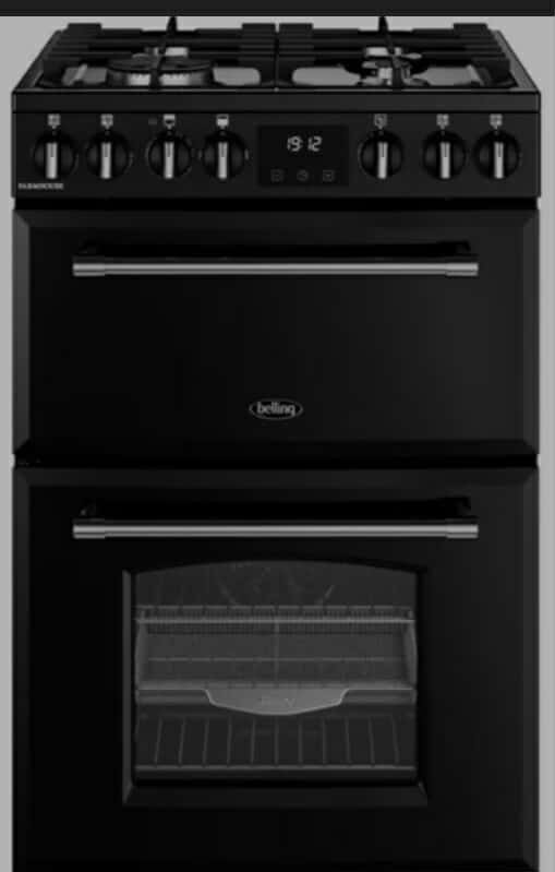 BELLING FARMHOUSE 60cm DUAL FUEL COOKER ( new graded)